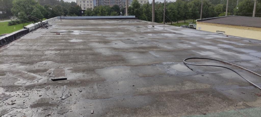 ремонт плоской кровли